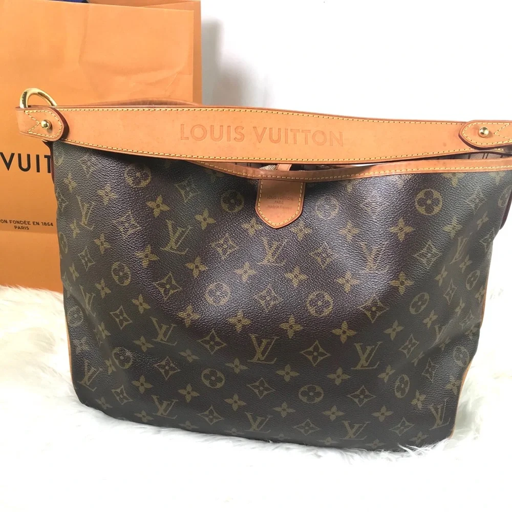 💎✨ BEAUTIFUL ✨💎 AUTHENTIC LOUIS VUITTON HOBO LARGE RETIRED - Picture 2 of 13
